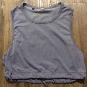 Gym Shark crop muscle tee